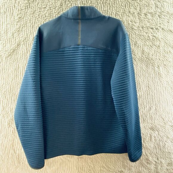 Under Armour Men's Sweater Daytona Golf Storm 1/4 Zip Fleece Pullover Blue Large - Picture 2 of 13